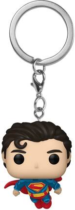 Front. Funko - FUNKO Keychain: Superman 2025 - Superman - COLLECTIBLES - Multicolor.