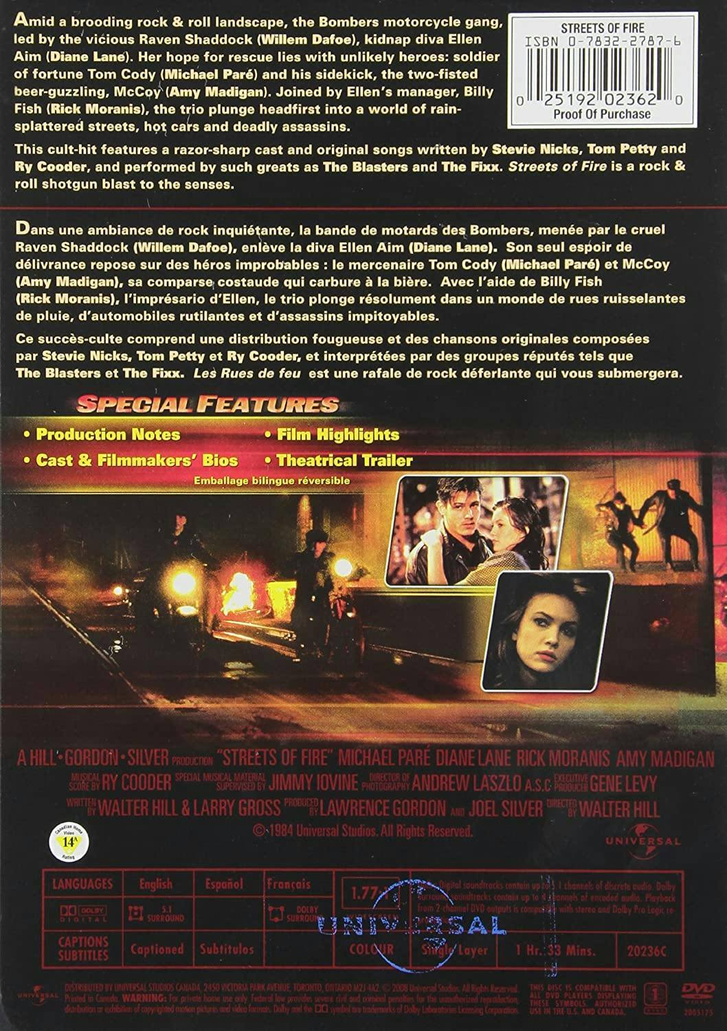 Angle. Streets of Fire [DVD].