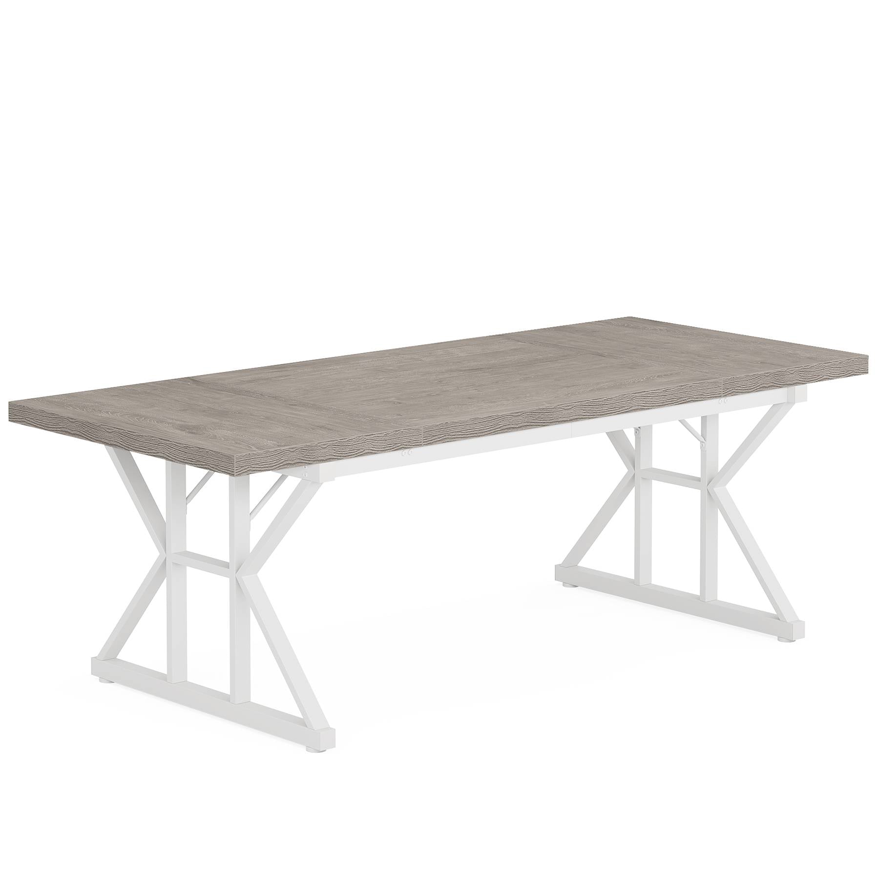 Alt View 5. Tribesigns - Office Executive Desk, For Computer Work and Writing in Home Offices and Everyday Organization - Gray.