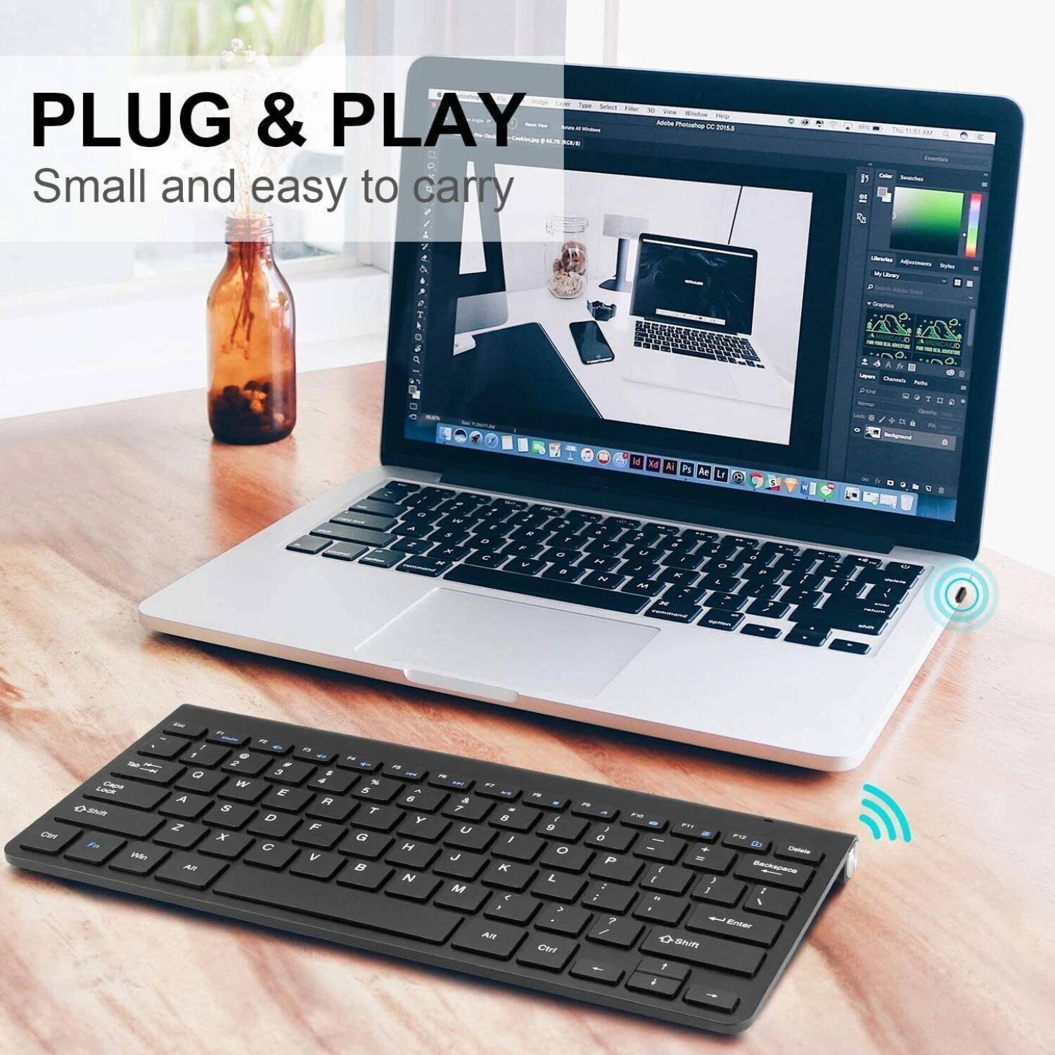 PLUG & PLAY  
Small and easy to carry