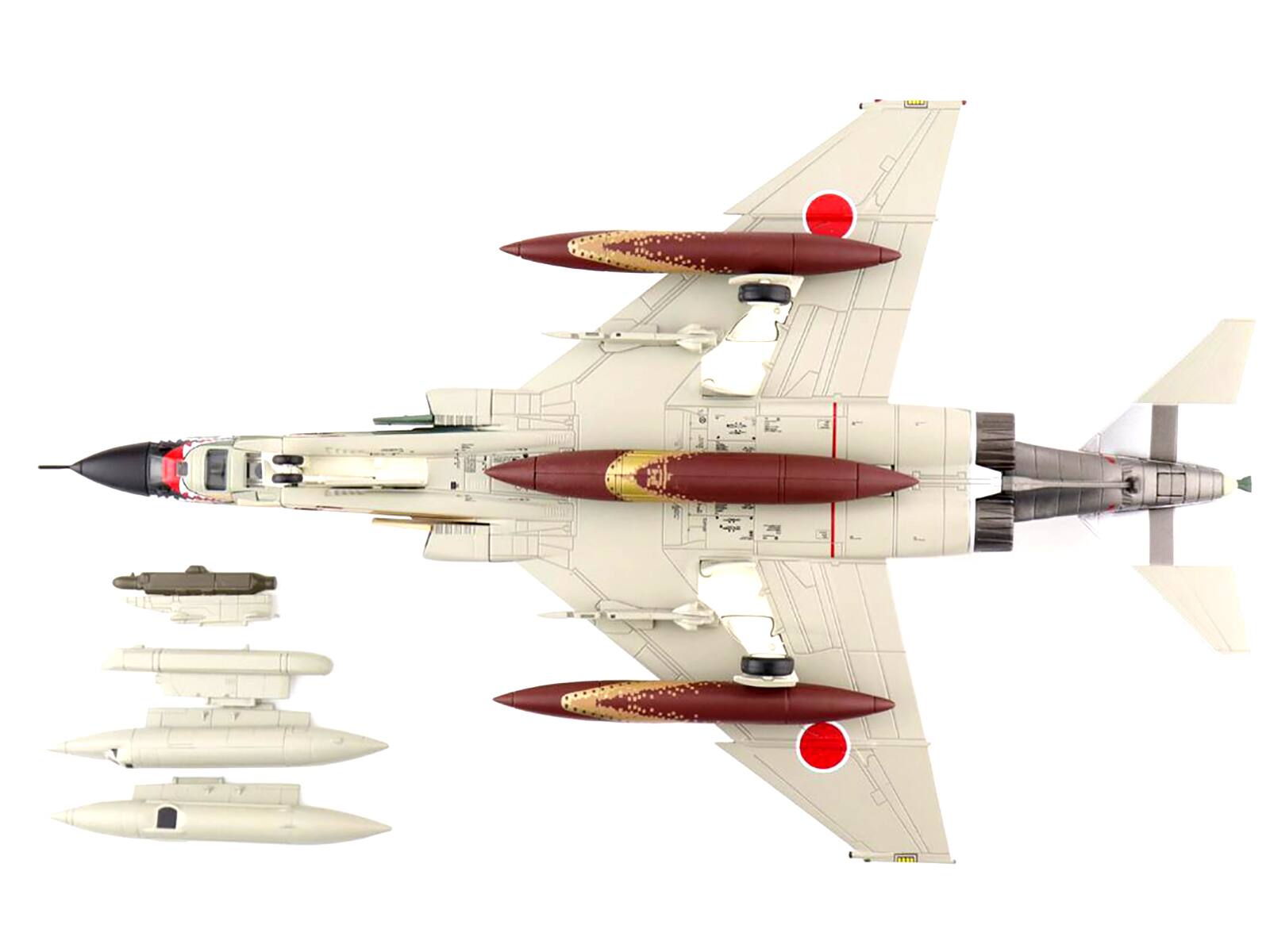 Alt View 1. Hobby Master - McDonnell Douglas RF-4E Phantom II 57-6907 JASDF "501 SQ Final Year 2020" "Air Power Series" 1/72 - Multi.