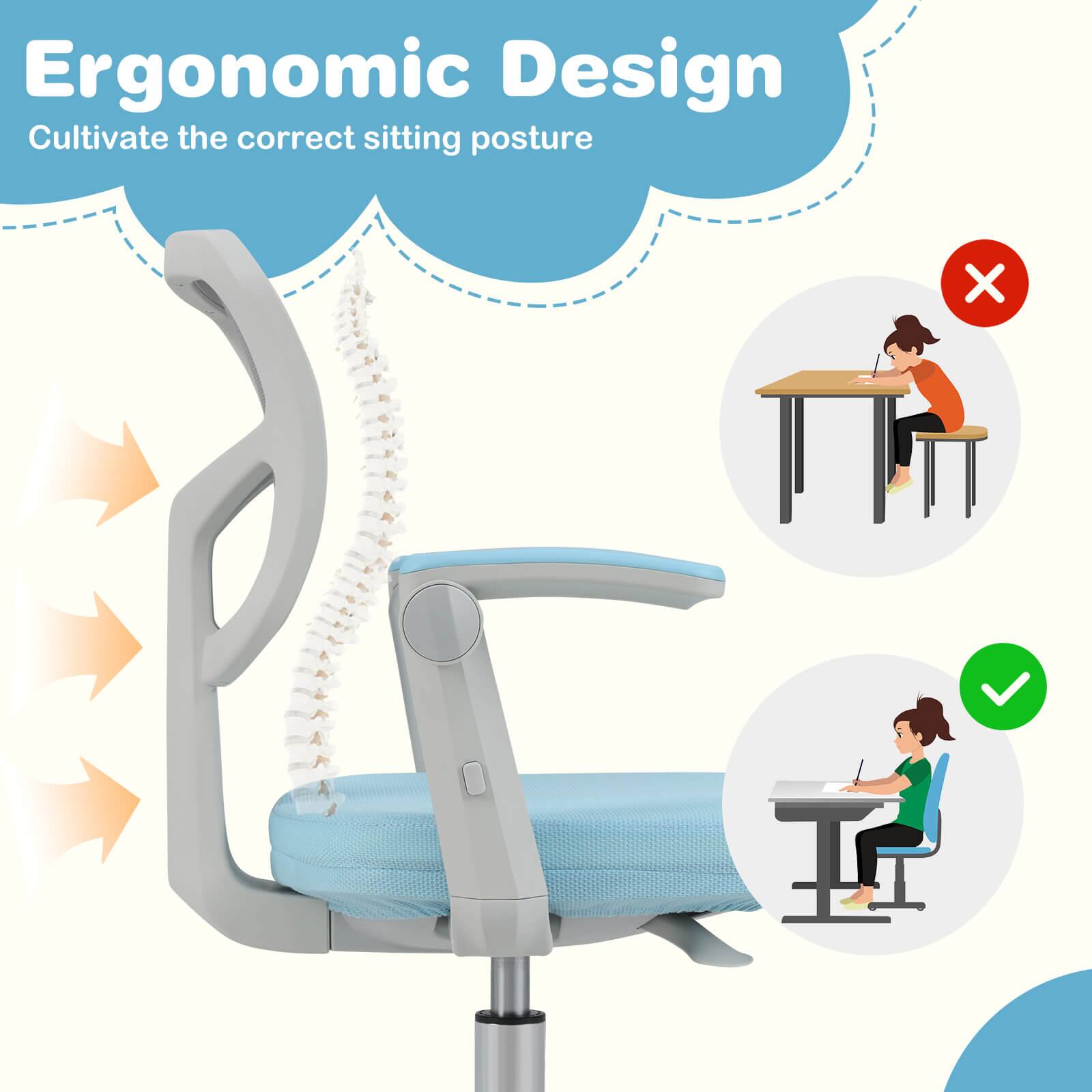Ergonomic Design  
Cultivate the correct sitting posture