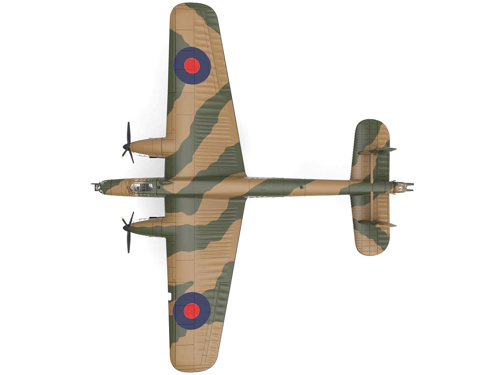 Alt View 7. Luppa - Armstrong Whitworth Whitley Mk.V Bomber Aircraft "RAF Driffield" Royal Air Force (1940) 1/144 Diecast Model by Luppa.