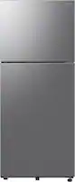 Samsung - 18 cu. ft. Top Freezer Refrigerator with Ice Maker - Stainless Steel - Front_Zoom