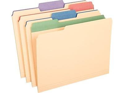 Alt View 5. Pendaflex - Pendaflex Color Tab File Folders, 3-Tab, Letter Size, Manila, 50/Box  (84101) - Manila.