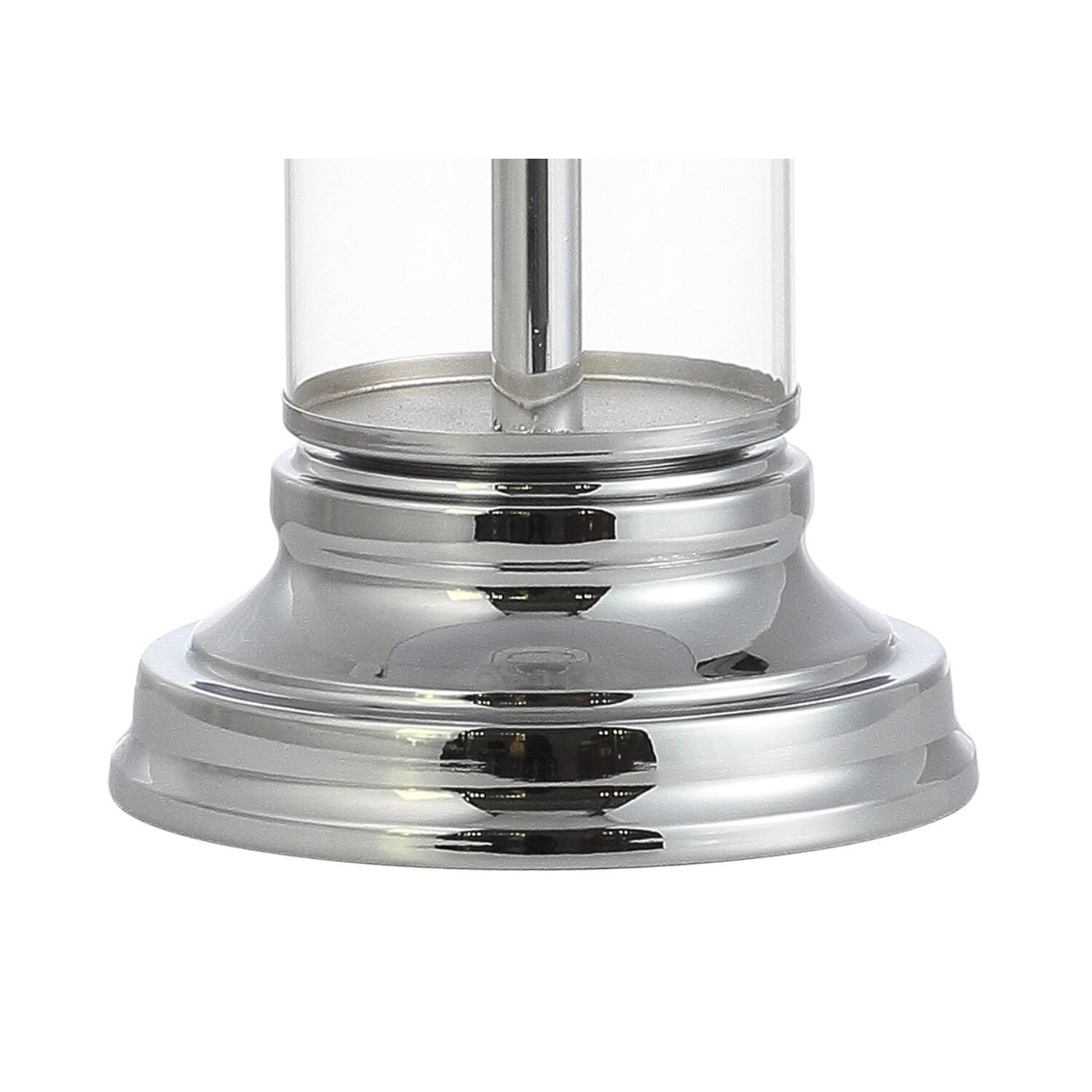 Alt View 7. Jonathan Y - Astor 29" Glass LED Table Lamp, Clear/Chrome (Set of 2) - Clear.