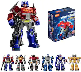 PopMarket - Blokees - Transformers - Shining Version - 02: Shining 1985 6ct PDQ Display - COLLECTIBLES - Multicolor