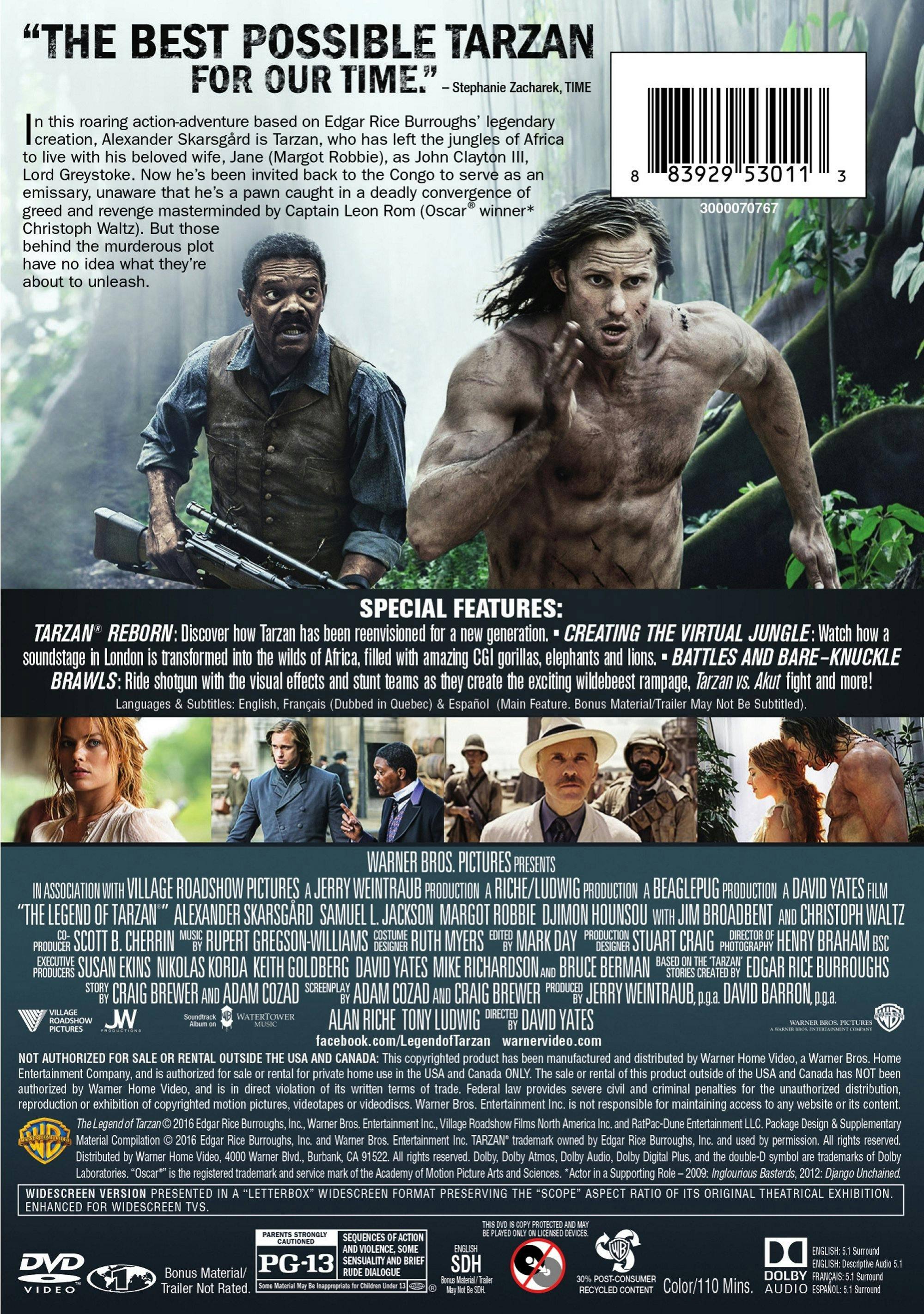 Angle. The Legend of Tarzan (Special Edition) [DVD].