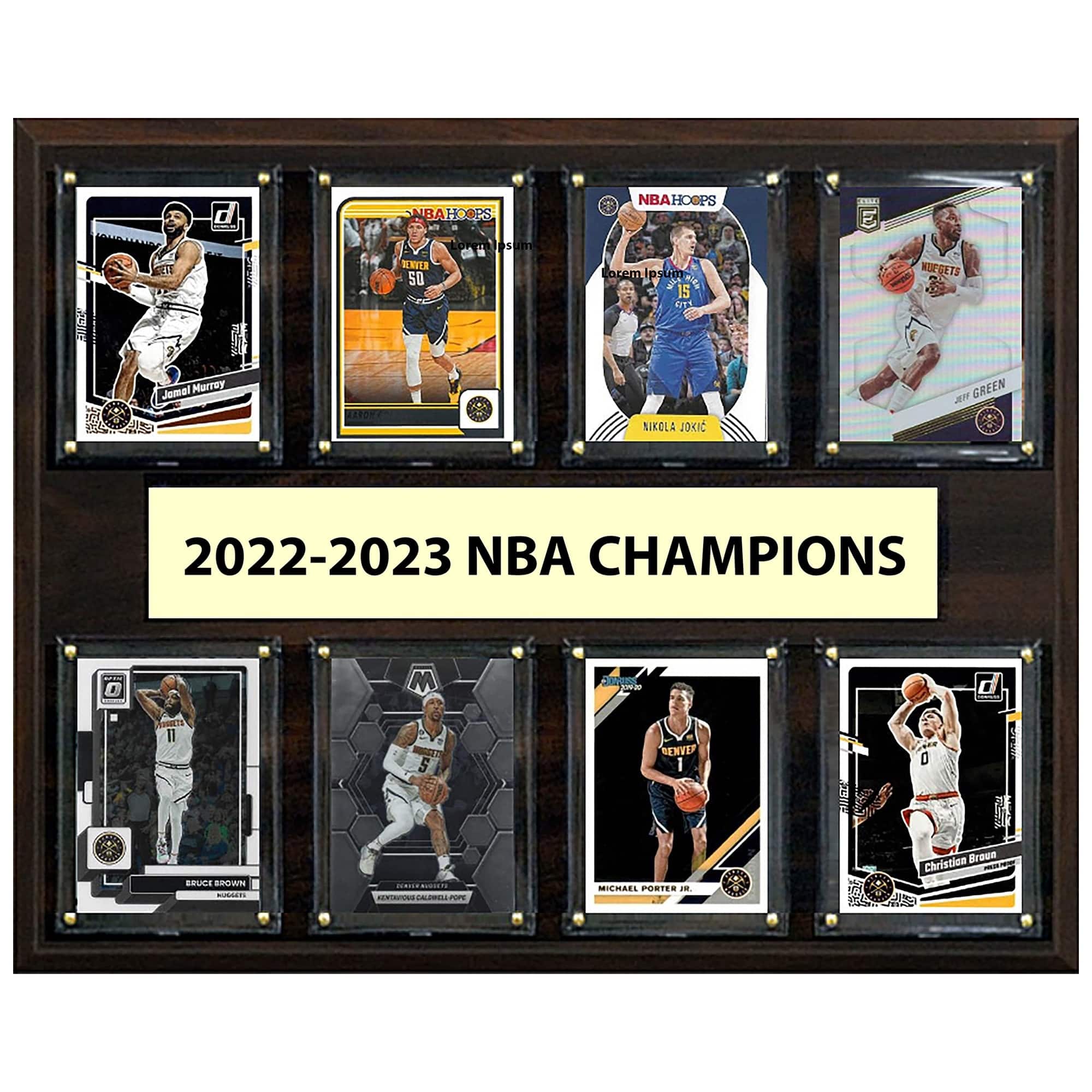 "C&I Collectibles - Denver Nuggets 12"" x 15"" Trading Card Plaque - Multicolor" price history on PriceWatchPro