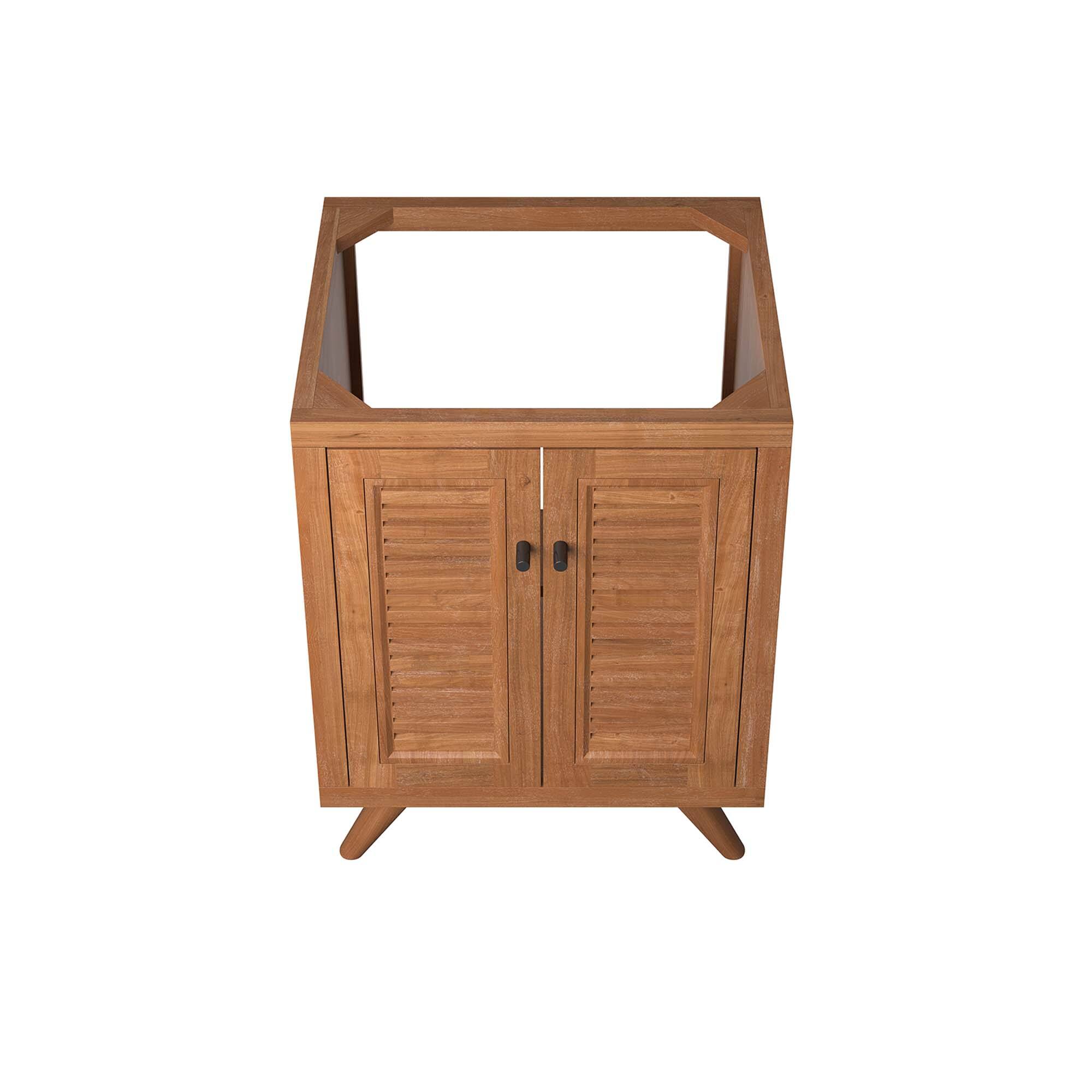 Alt View 5. Modway - Birdie Bathroom Cabinet Basin Not Included - Natural.