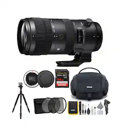 70-200mm f/2.8 DG OS HSM Sport Lens for Nikon with Sigma USB Dock Bundle