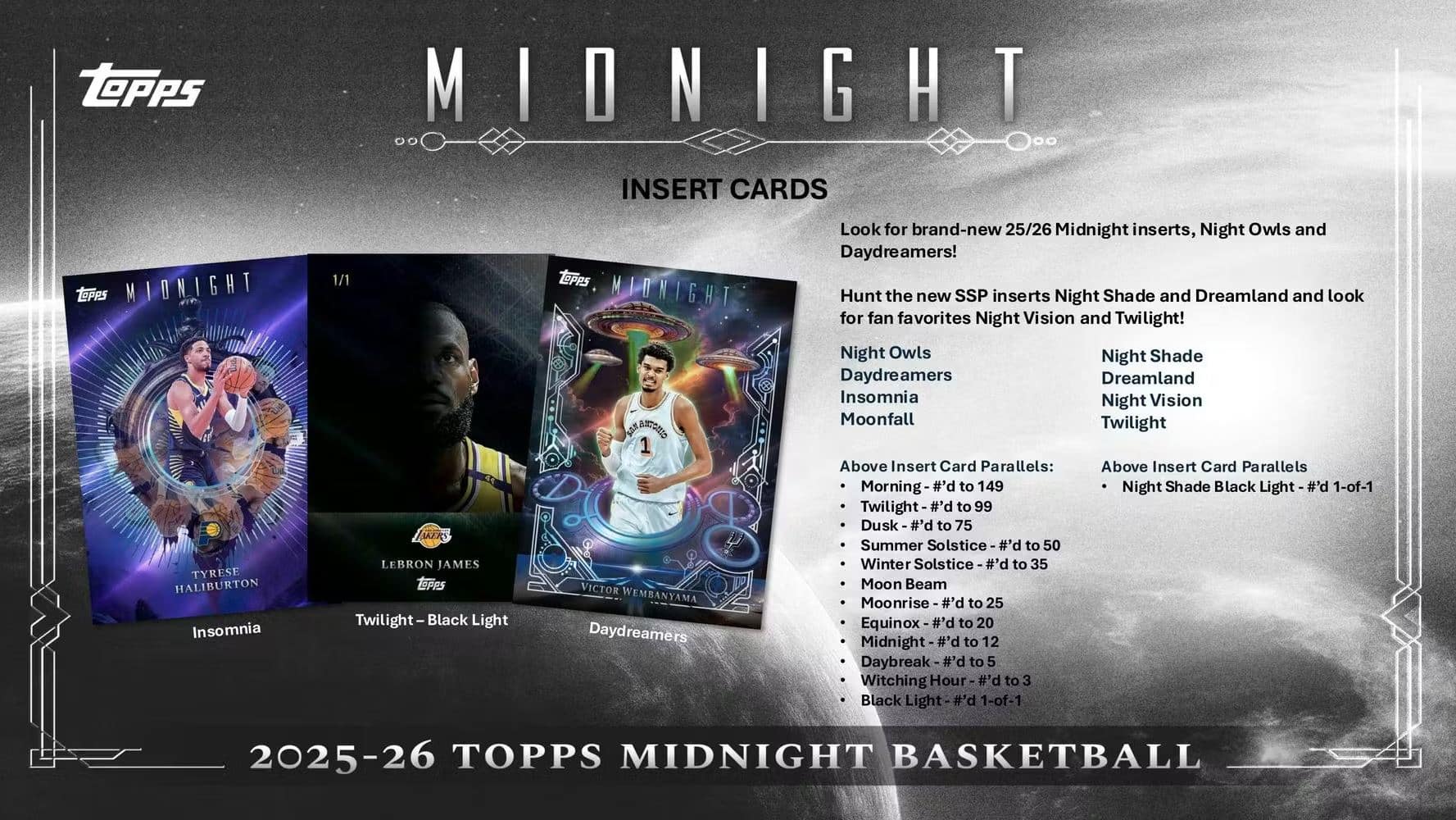 2025 26 Topps Midnight Basketball Hobby Box - Best Buy
