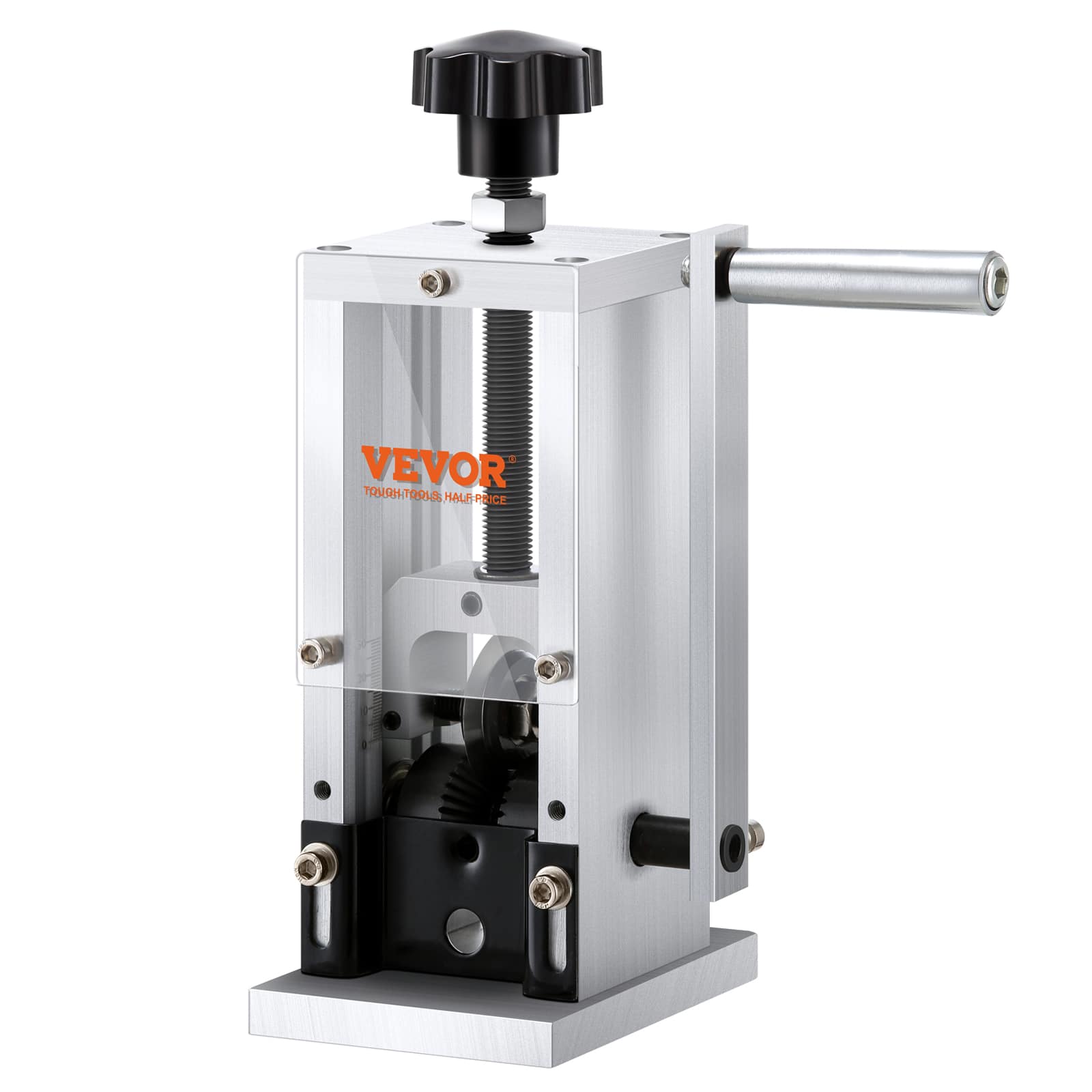 VEVOR - Wire Stripping Machine,Wire Stripper with Hand Crank or Drill Powered,0.06''-1.18'' Copper Wire Stripper - Silver