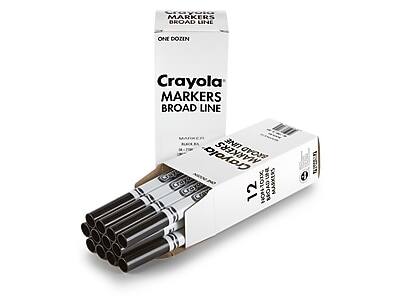 Crayola Markers Broad Line  
One Dozen  
12 Non-Toxic Broad Markers