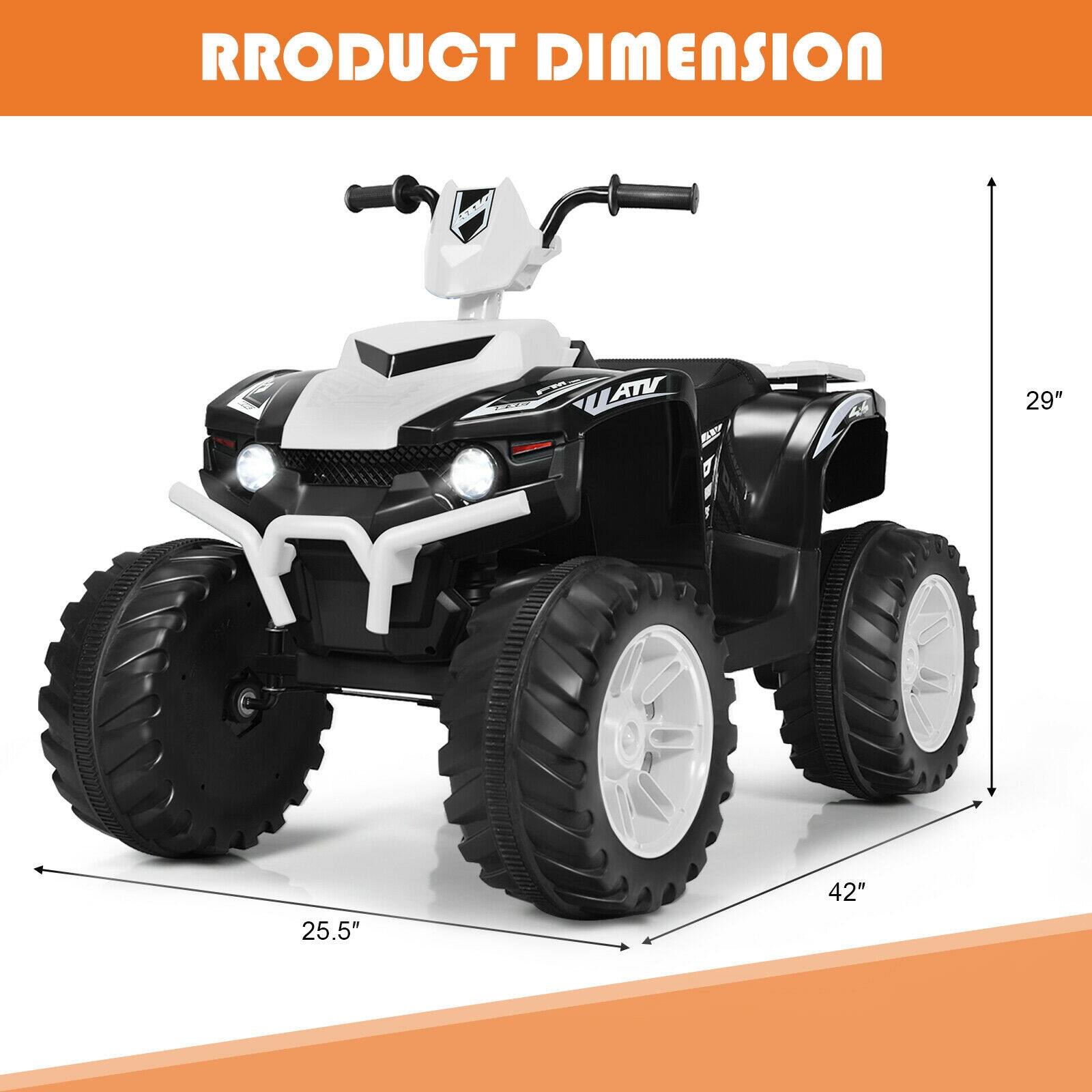 RRODUCT DIMENSION ATV 29" 25.5" 42"