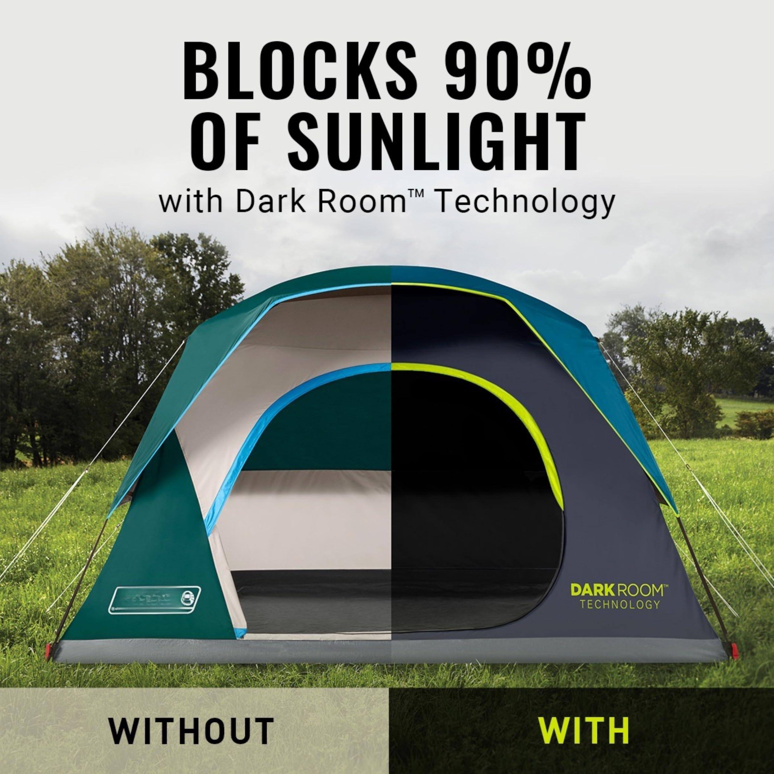 BLOCKS 90% OF SUNLIGHT  
with Dark Room™ Technology  

WITHOUT  
WITH