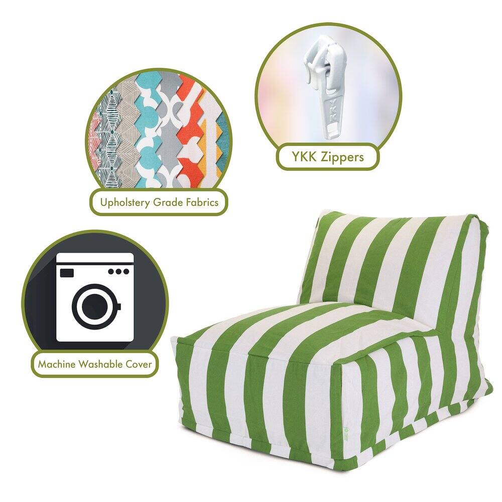- Upholstery Grade Fabrics
- YKK Zippers
- Machine Washable Cover