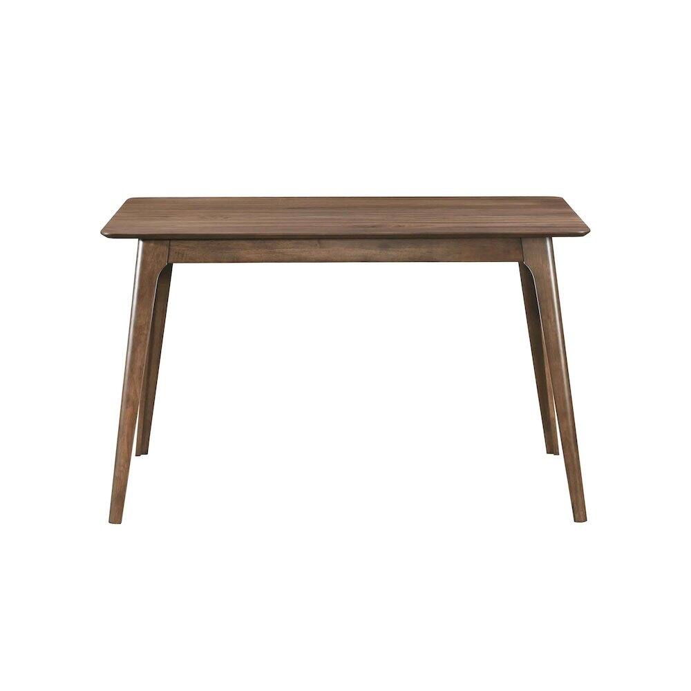 Left. New Classic Furniture - Oscar 5-piece Wood Counter Dining Set in Walnut - Walnut.