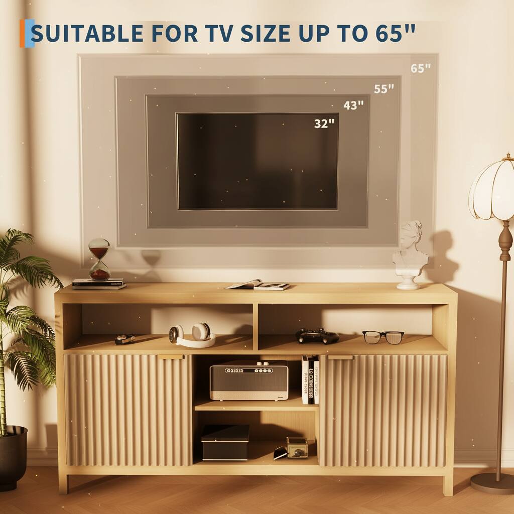 SUITABLE FOR TV SIZE UP TO 65"  
65"  
55"  
43"  
32"