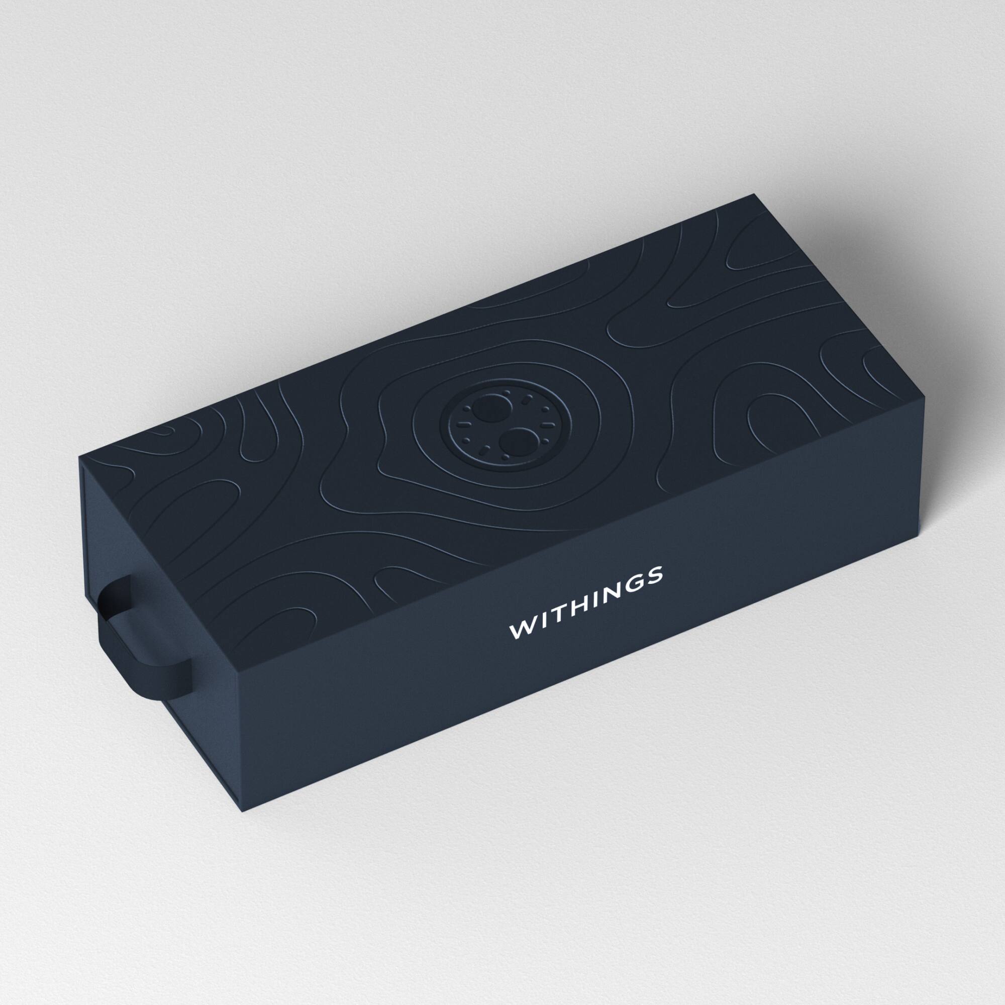 Alt View 5. Withings - ScanWatch Nova - Premium Heart Health Hybrid Smartwatch - 43mm - Blue.