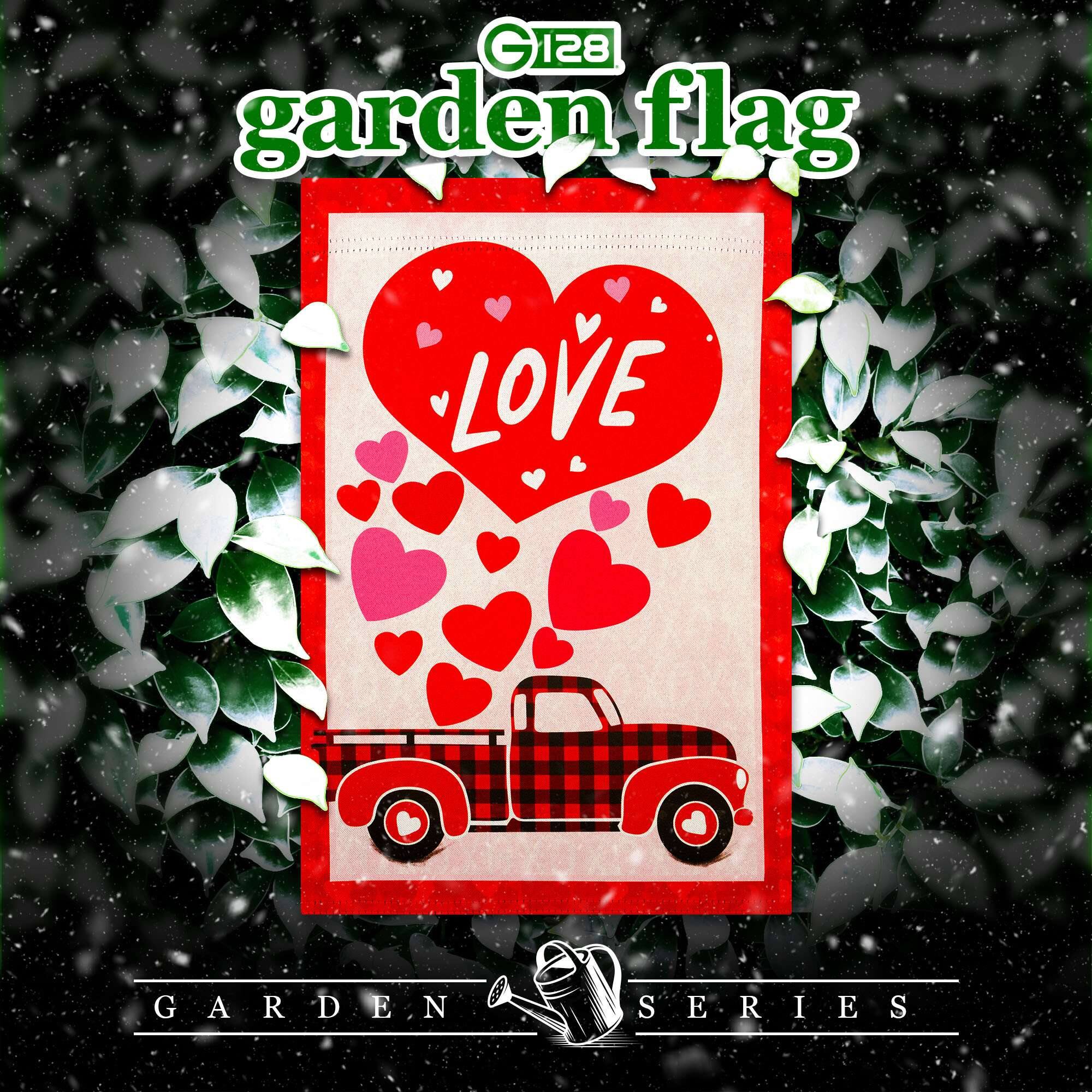 G 128 garden flag LOVE GARDEN SERIES