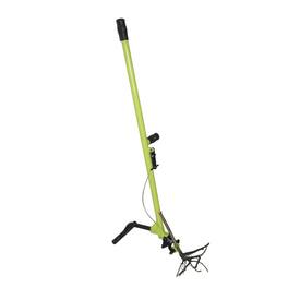 Brush Grubber - Heavy Duty 4 Foot Steel Handled Shallow Root Lifting Tool - Green