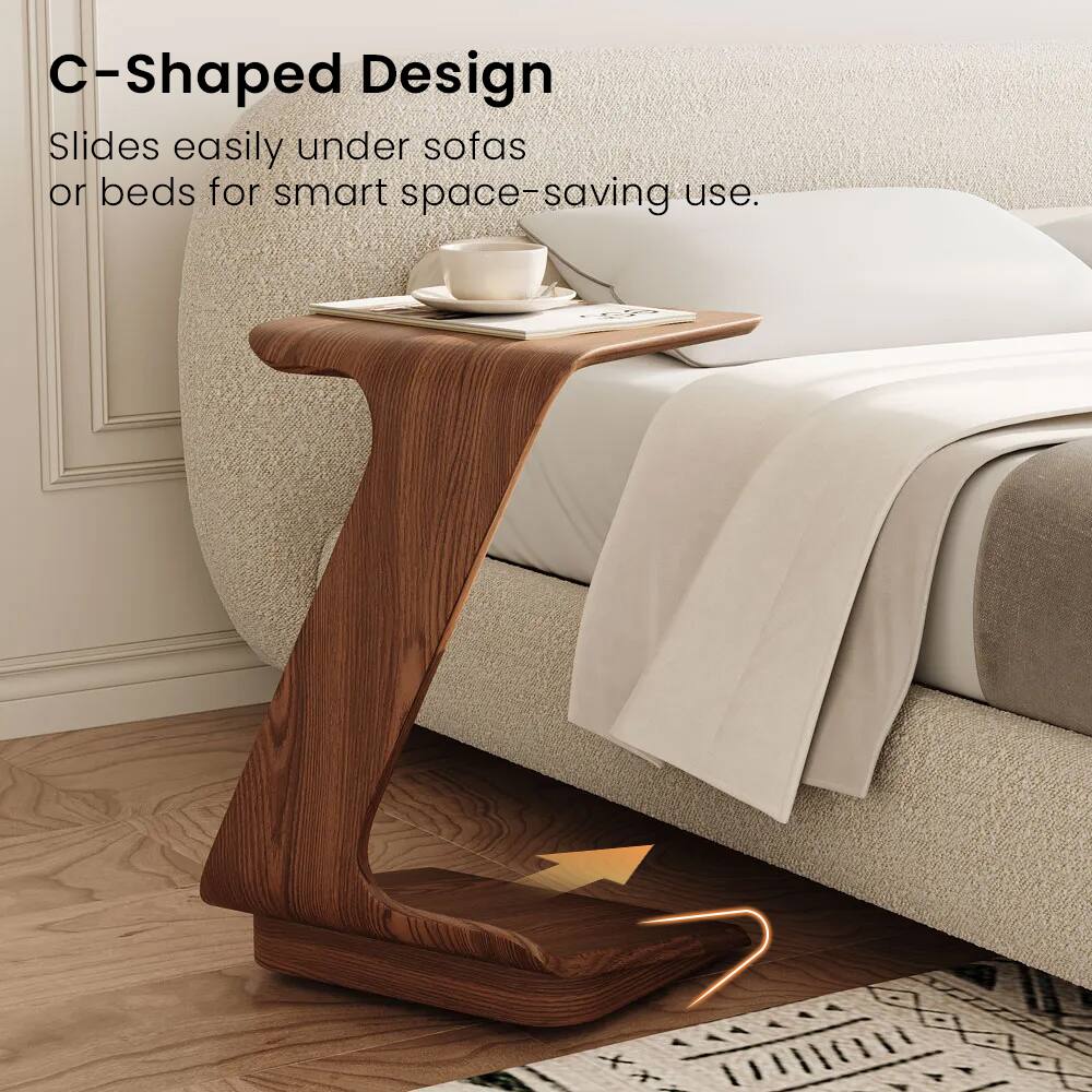 C-Shaped Design  
Slides easily under sofas or beds for smart space-saving use.
