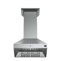 Forno Appliances - 30 inches - Externally Vented - Wall Range Hood - Silver - Front_Zoom
