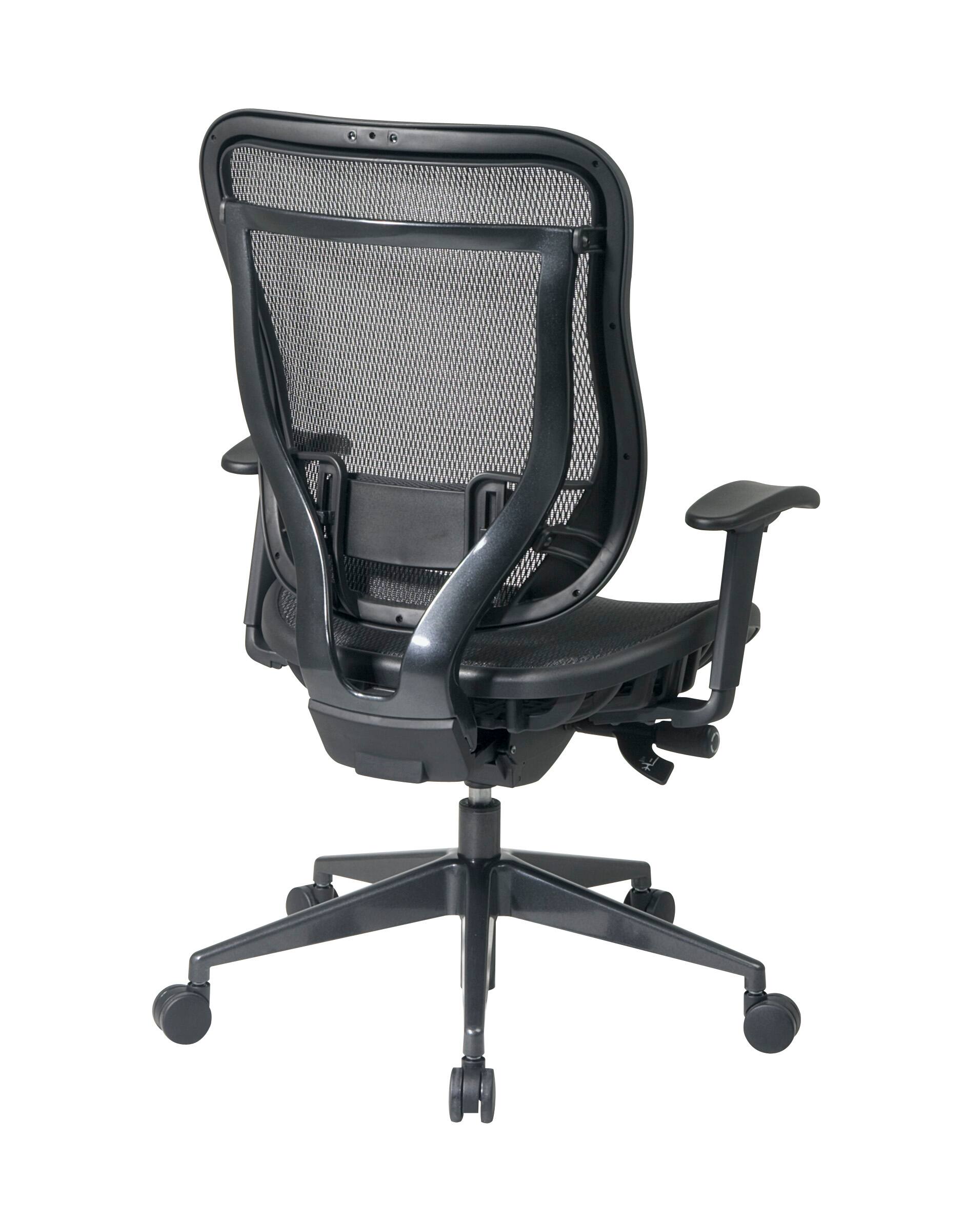 Back. Office Star Products - Executive High Back Chair - Black.