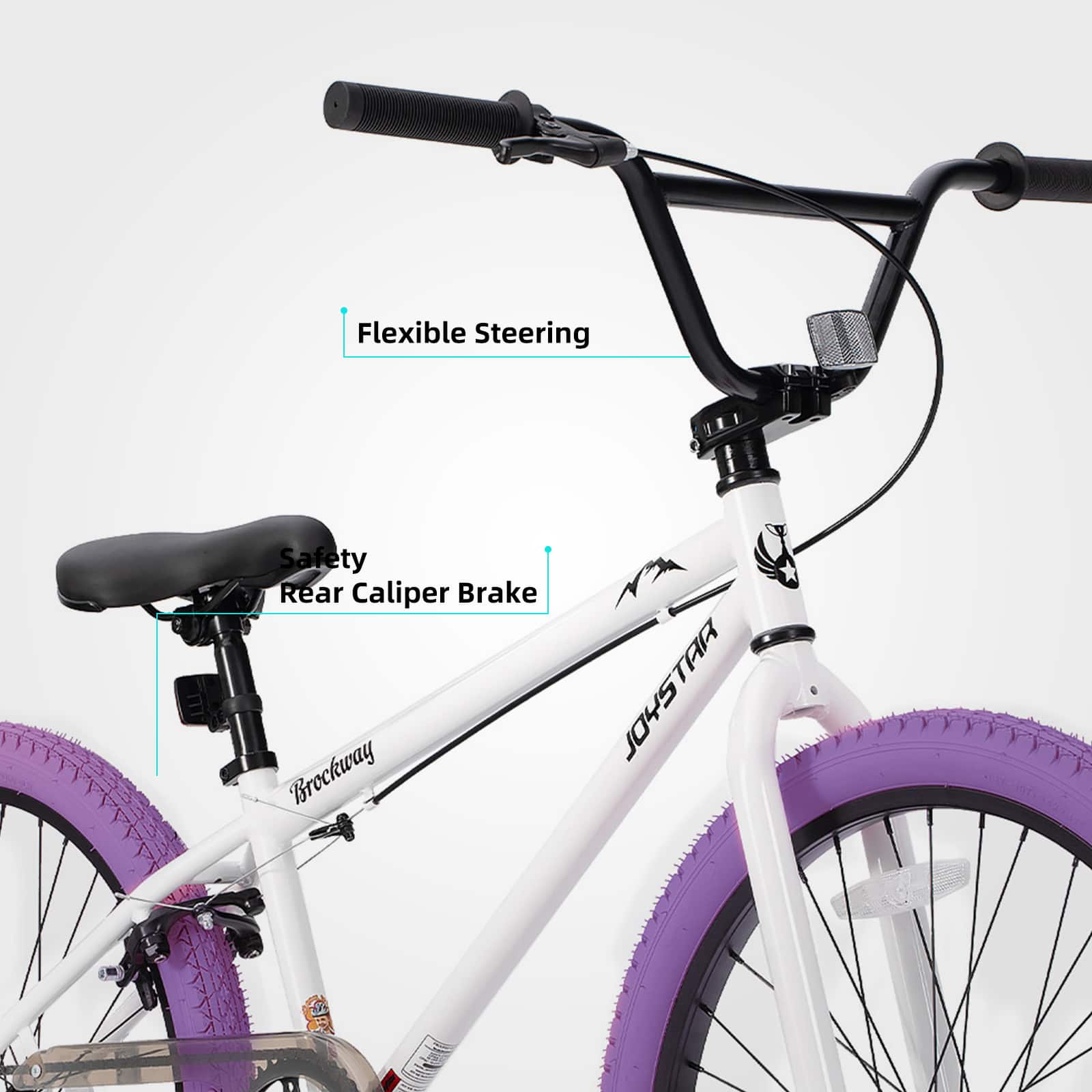 JOYSTAR Brockway Freestyle Kids BMX Bike 24