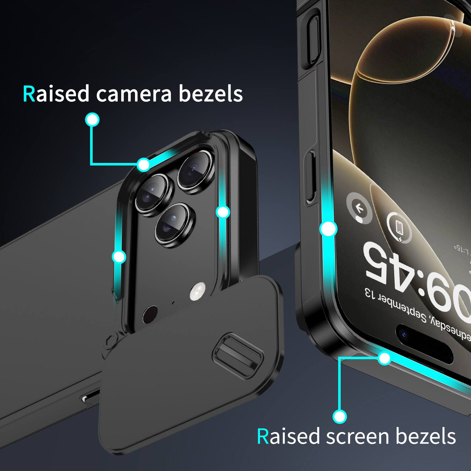 Raised camera bezels

L:15 09:45 13 September Wednesday,

Raised screen bezels