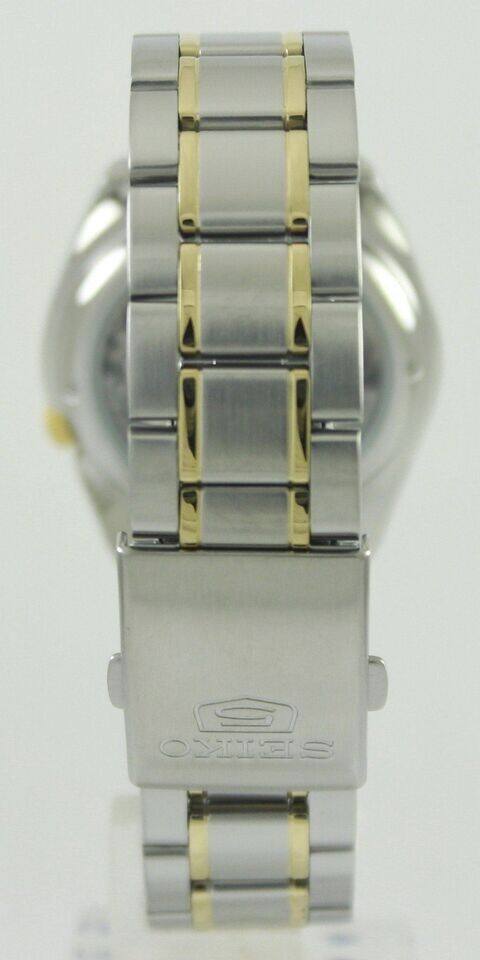 Back. Seiko - Automatic 21 Jewels SNKL47 SNKL47K1 SNKL47K Men's Watch - White.