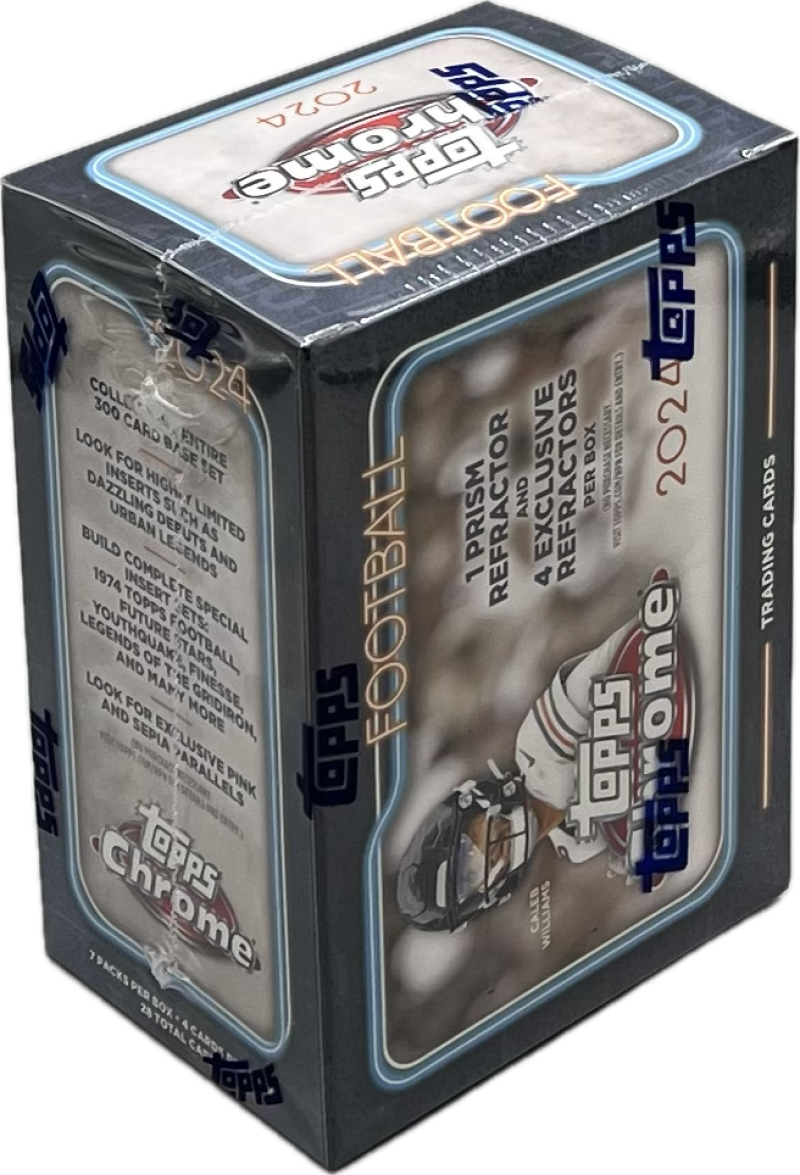 2024 Topps Chrome Football 7-Pack Blaster Box