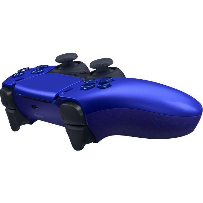Alt View 3. Sony - PlayStation 5 DualSense Wireless Controller Cobalt Blue + Madden NFL 26 Standard Edition PlayStation 5 - Controller is.