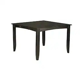 East West Furniture - Fairwinds Gathering Counter Height Dining Square 54" Table with 18" Butterfly Leaf finished - Cappuccino
