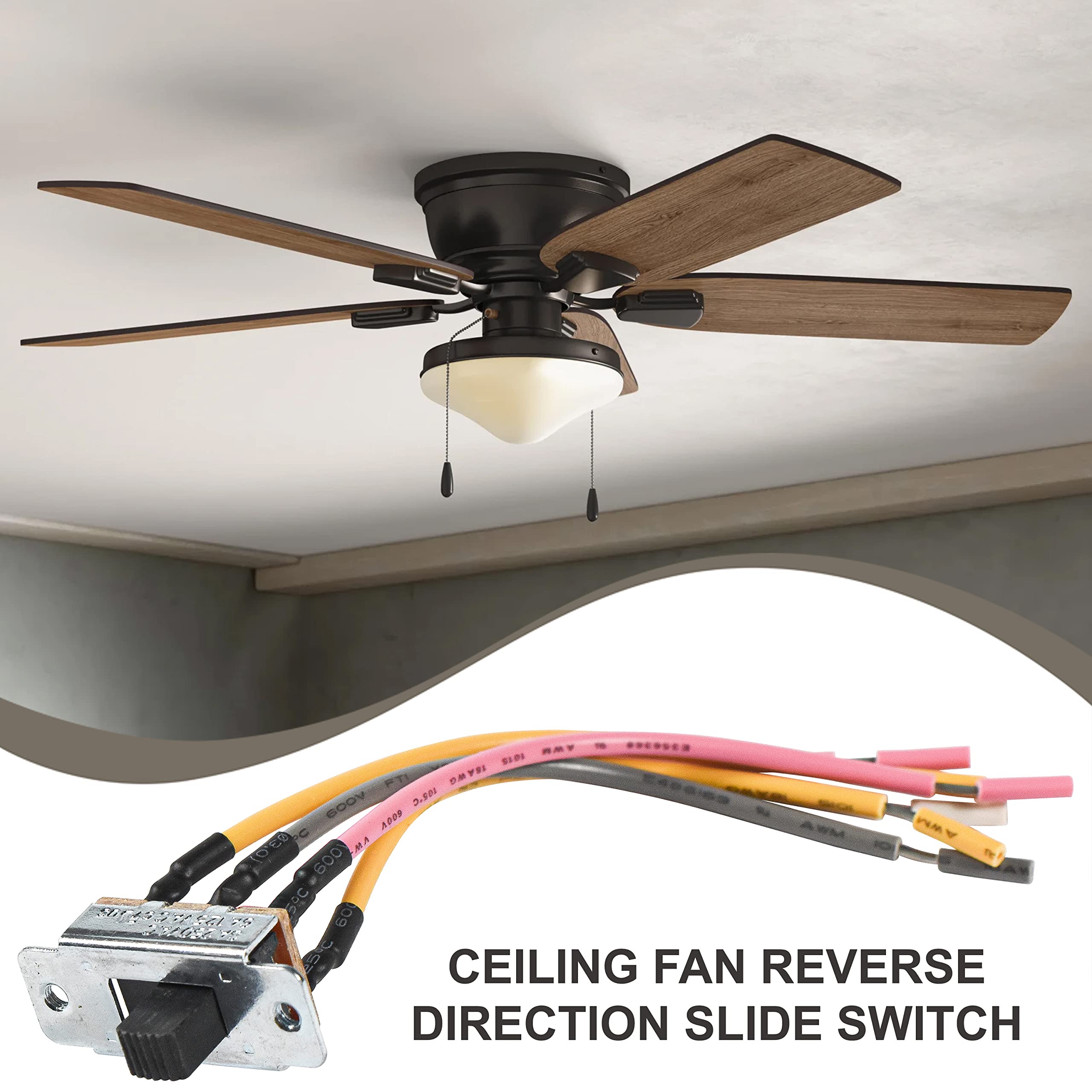 CEILING FAN REVERSE DIRECTION SLIDE SWITCH