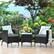 Alt View 1. Costway - Outdoor 3 PCS PE Rattan Wicker Furniture Sets Chairs Coffee Table Garden - Gray.