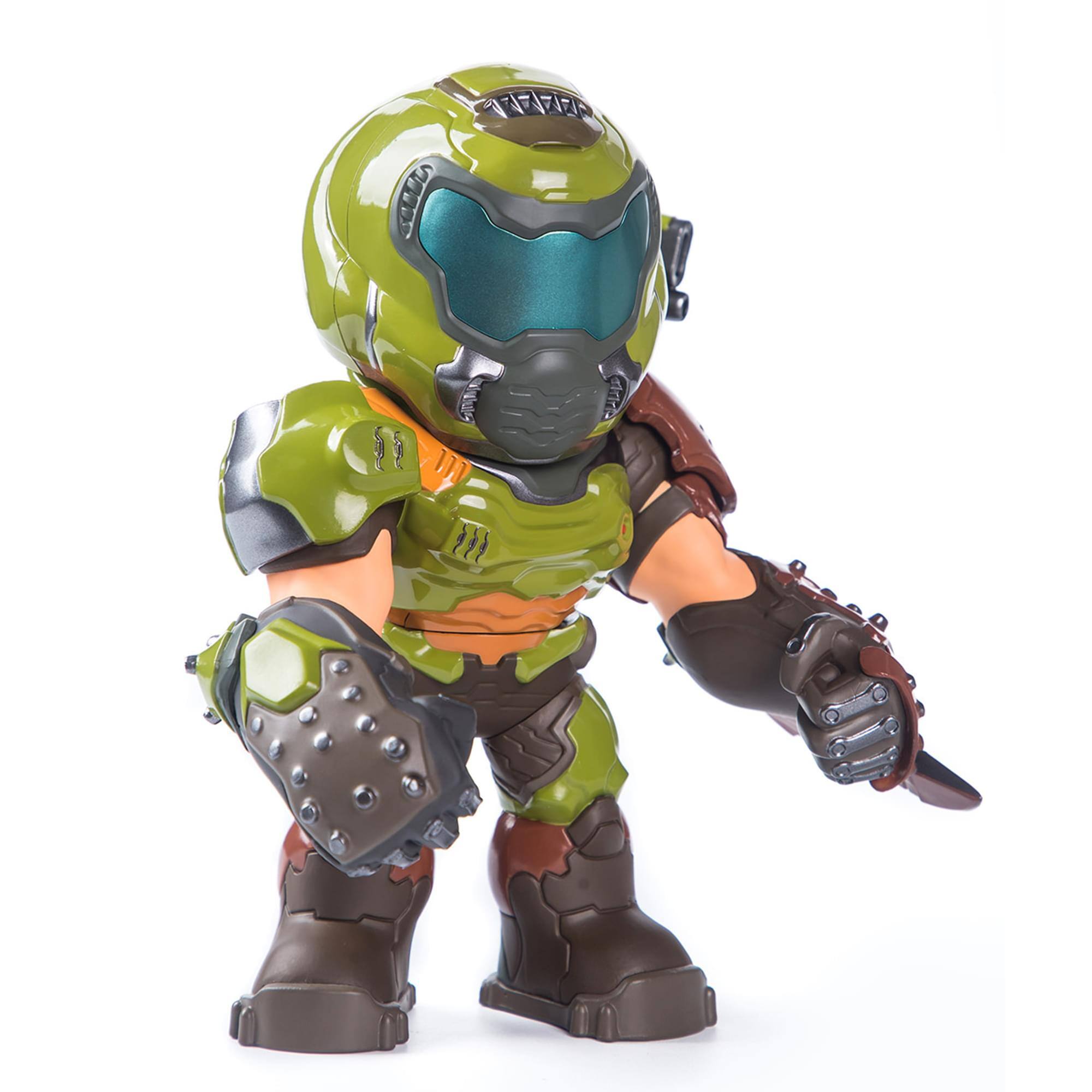 Alt View 1. Gaming Heads - DOOM Slayer 7 Inch Collectible Figure - Multi-Colored.