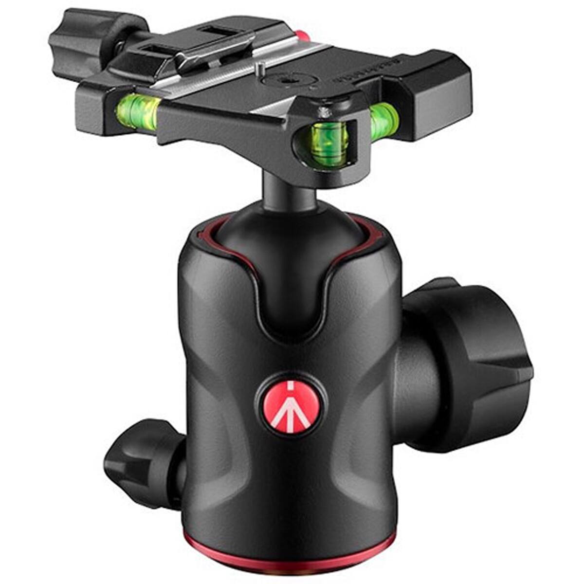 Alt View 1. Manfrotto - Manfrotto 496 Center Ball Head with Q6 Arca-Type QR Plate  Top Lock.