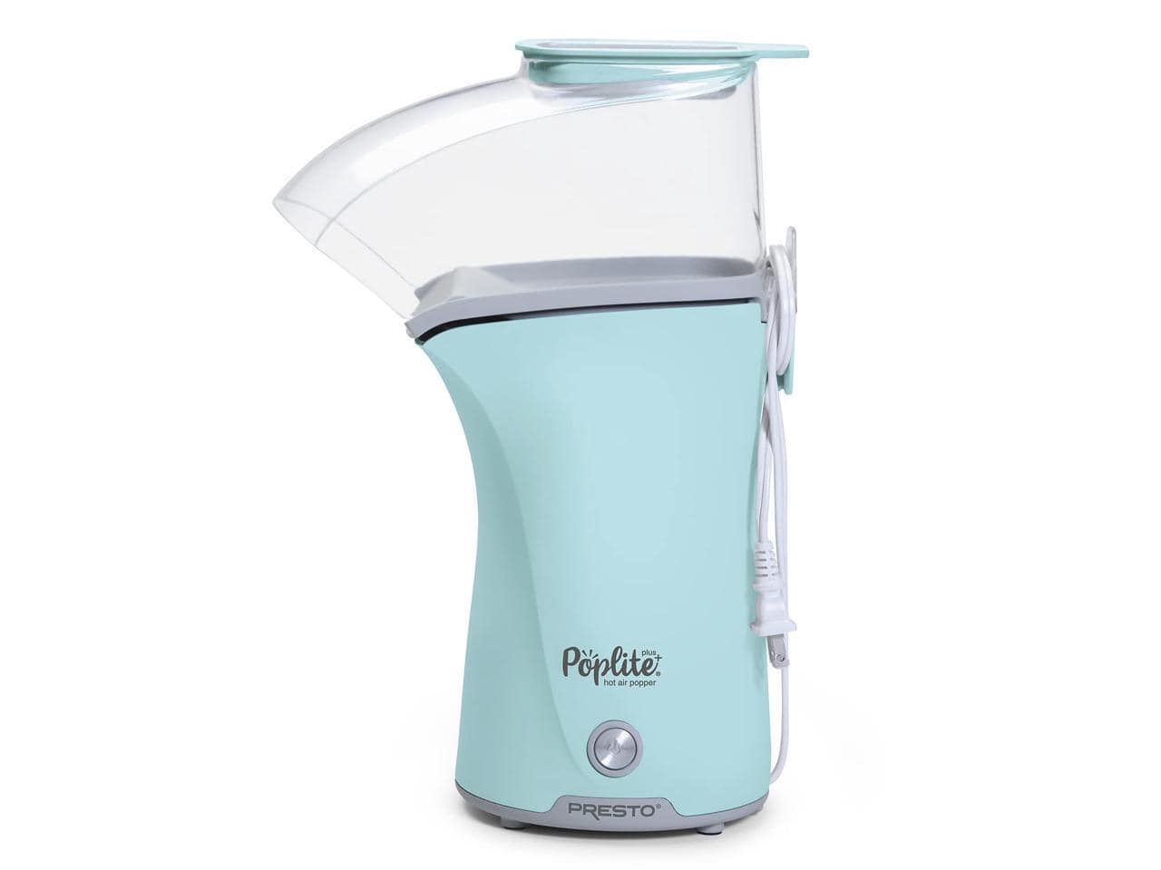 Presto - 04867 Poplite Plus Hot Air Popcorn Popper - Built-In Measuring Cup, Melts Butter, Easy Clean, 18 Cups - Aqua price history on PriceWatchPro