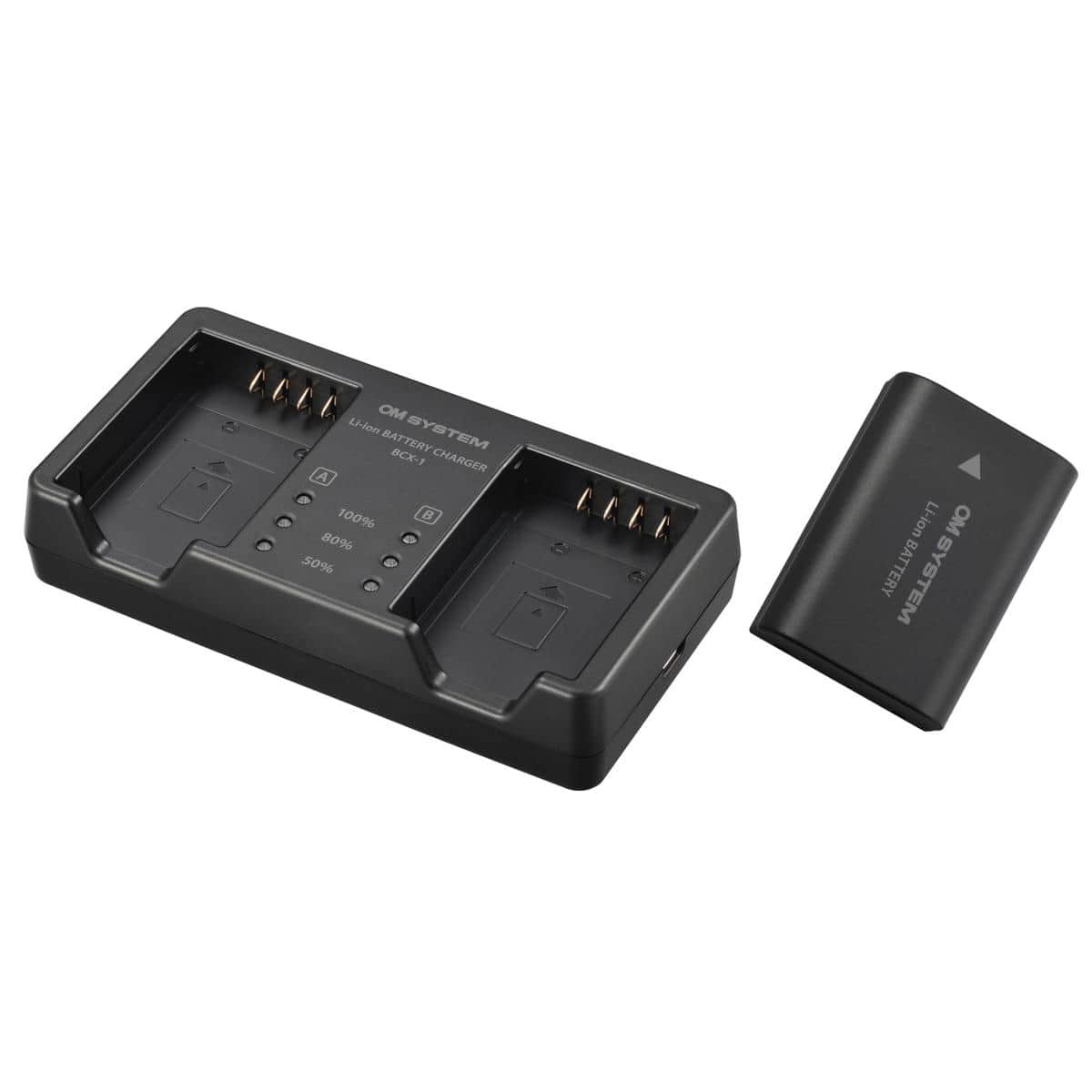 OM System - Lithium Ion Battery with Charger Kit