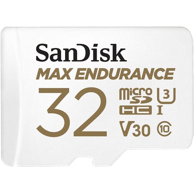 SanDisk - MAX ENDURANCE 32 GB Class 10/UHS-I (U3) microSDHC - 1 - 100 MB/s Read - 40 MB/s Write - Unknown