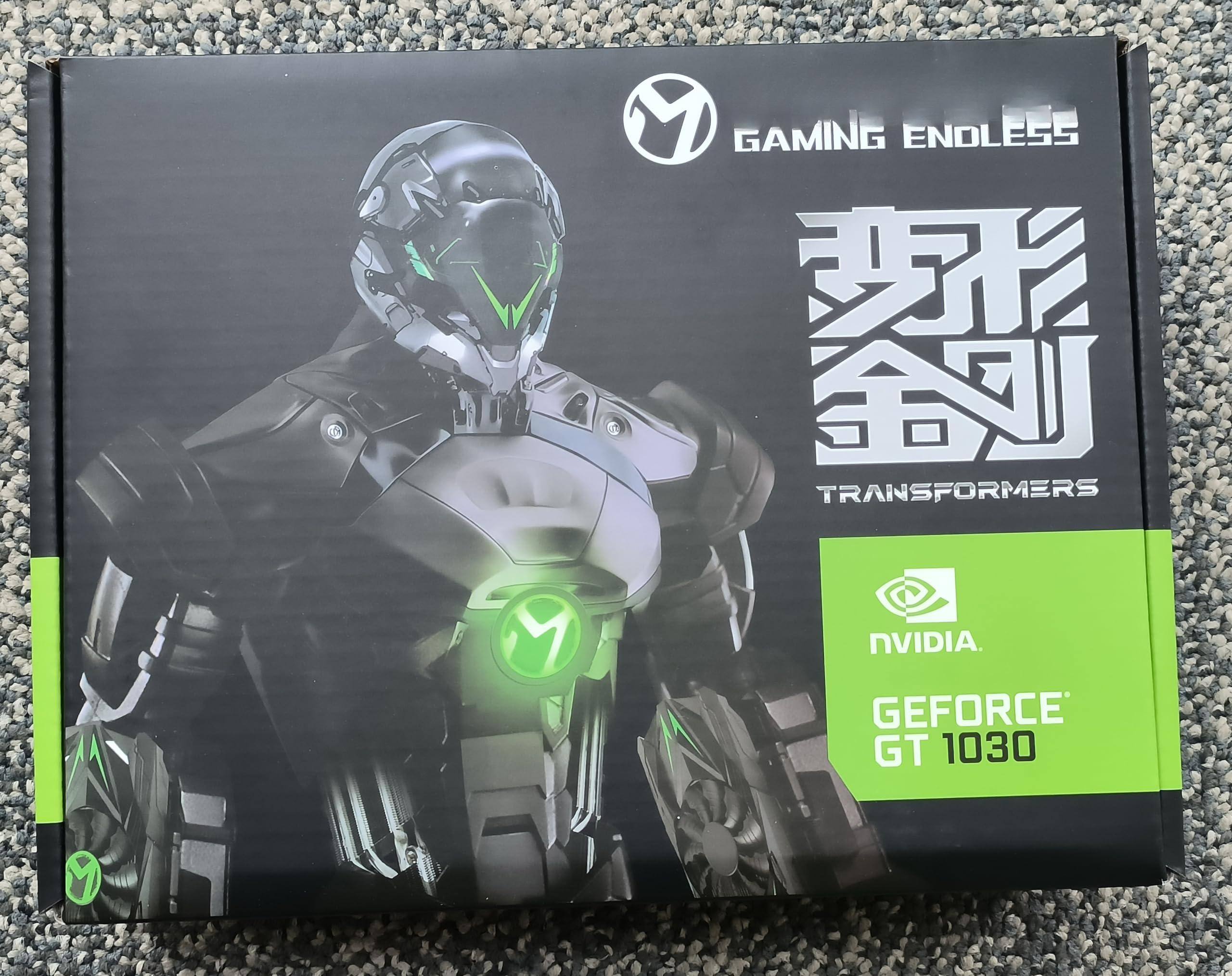 GAMING ENDLESS  
TRANSFORMERS  
NVIDIA GEFORCE GT 1030