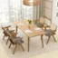 Alt View 2. Costway - Set of 2 Rattan Accent Chairs Leathaire Dining Chairs Modern Living Room Chairs - Gray + Natural.