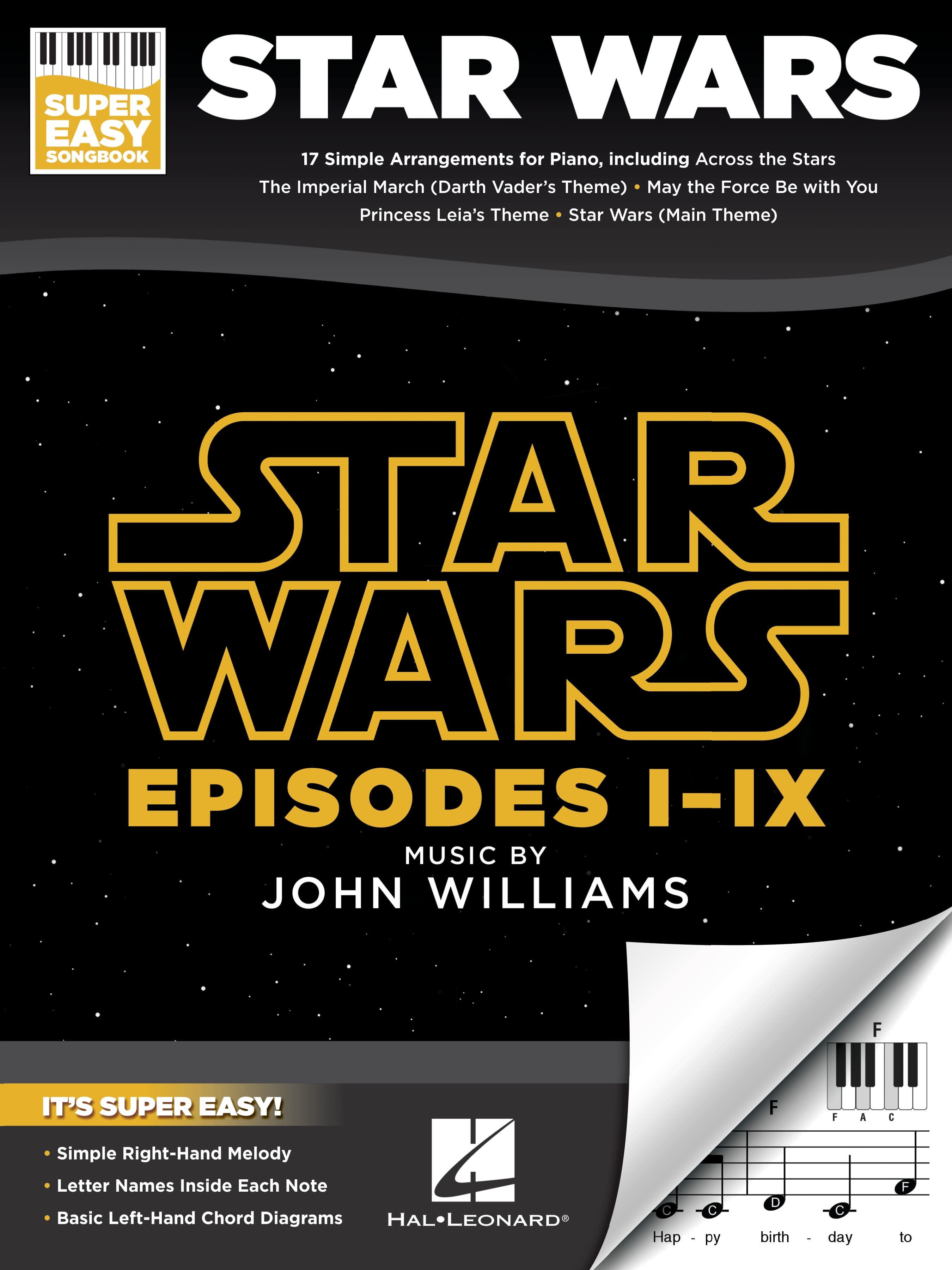 Hal Leonard - Star Wars Super Easy Piano Songbook Featuring Film Theme Songs for Beginner Piano Players and Young Musicians price history on PriceWatchPro