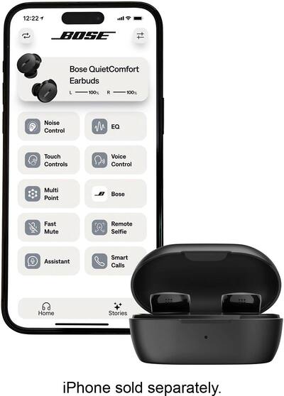 Bose QuietComfort True Wireless Noise Cancelling In Ear Earbuds Bose QuietComfort True Wireless Noise Cancelling In Ear Earbuds