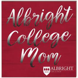 Jardine - Albright Lions 10'' x 10'' Mom Plaque - Red
