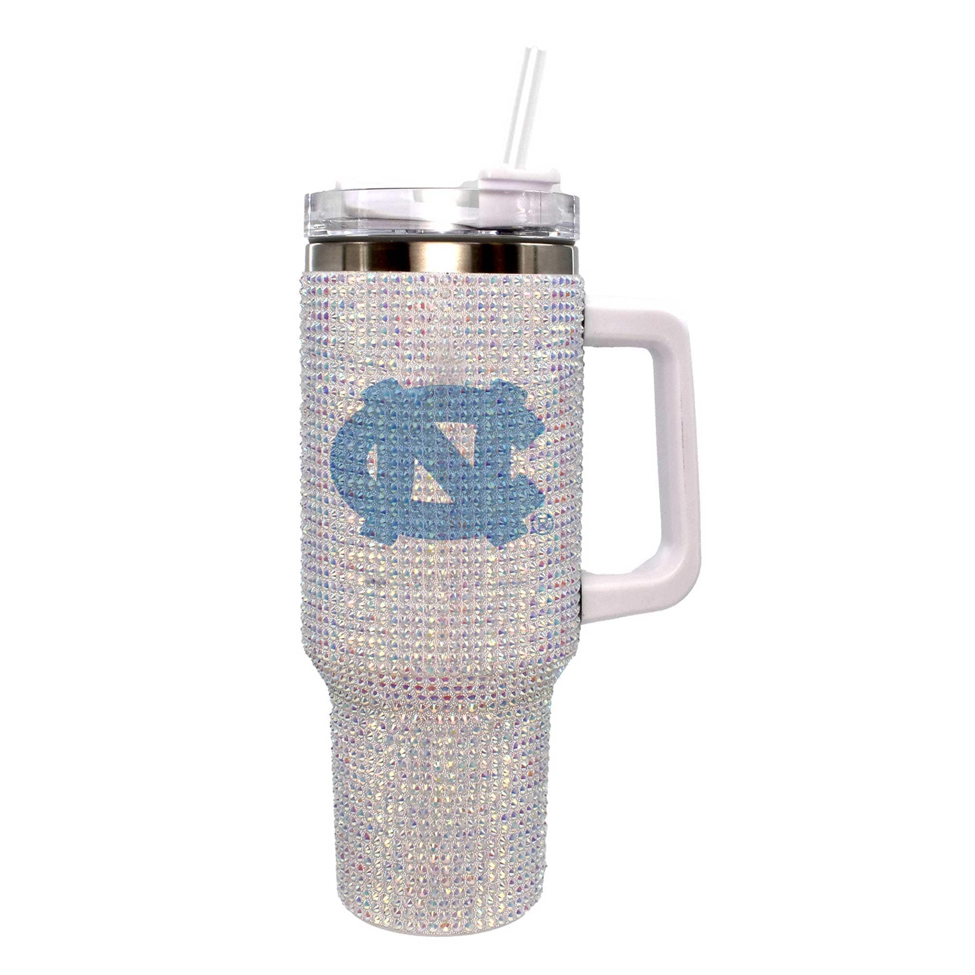 The Memory Company - North Carolina Tar Heels 40oz. Bling Colossal Tumbler - Multicolor