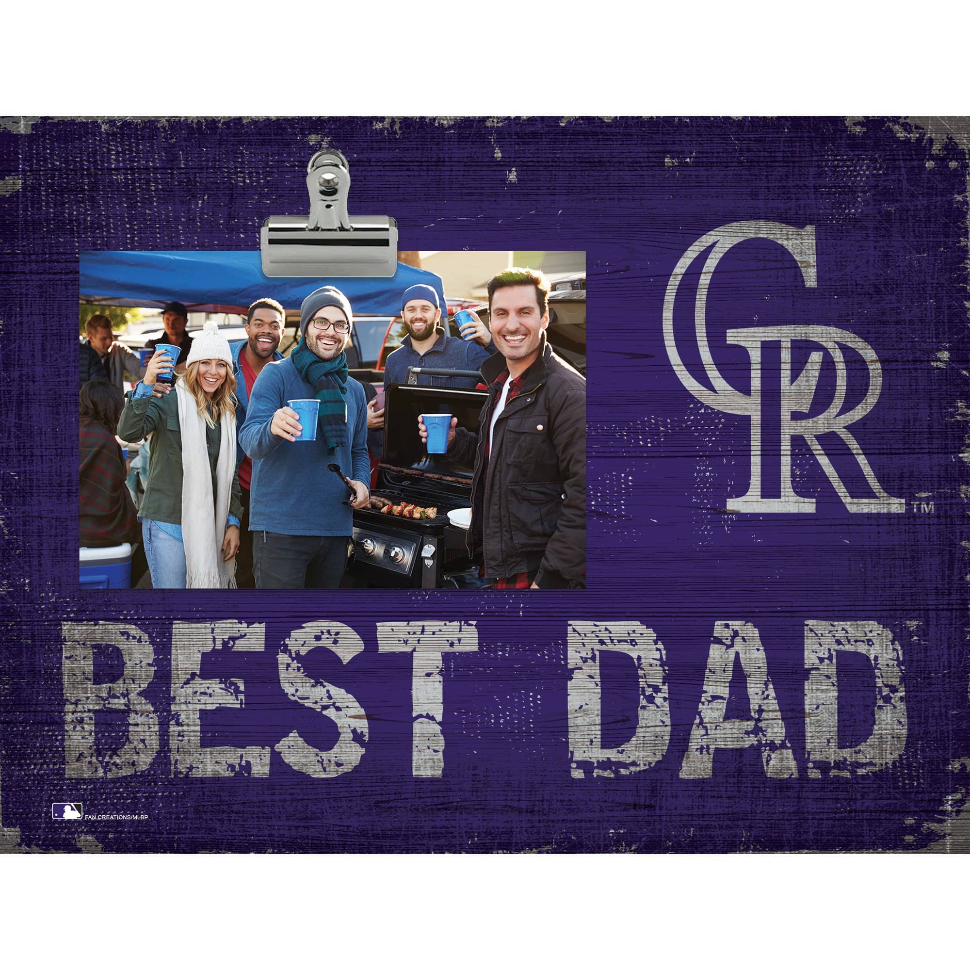 Fan Creations - Colorado Rockies 8'' x 10.5'' Best Dad Clip Frame - Multicolor price history on PriceWatchPro