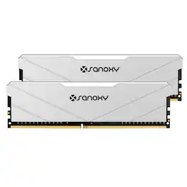 Sanoxy - 16GB DDR4 3600MHz Gaming RAM – High-Performance Desktop Memory - Silver